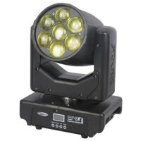 Showtec Shark Zoom Wash One, LED-Moving-Head, Washlight, 7x 10 Watt RGBW-LED