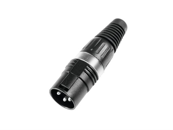 HICON XLR plug 3pin HI-X3CM-BLK