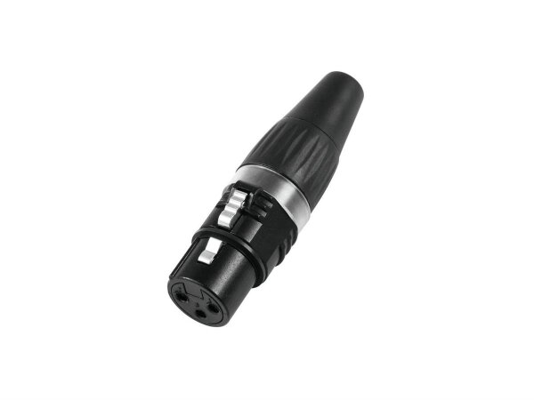 Hicon XLR Buchse 3pol HI-X3CF-BLK