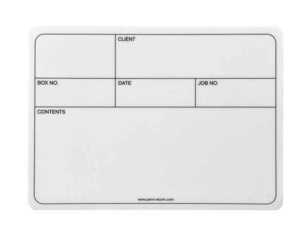 ACCESSORY Label Self adhesive 130x85mm