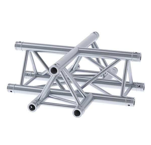 Litecraft Truss LT33 C41, 4-Weg Kreuz-Stück, inkl. Verbindersatz