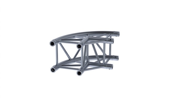 Litecraft Truss LT34 C21R, 2-Weg Winkel 90° rund, inkl. Verbindersatz