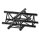 Litecraft Truss LT33B C41, 4-Weg Kreuz-Stück, in RAL9005 schwarz matt, inkl. Verbindersatz