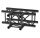 Litecraft Truss LT34B C35L, 3-Weg T-Stück, 710x500mm, in RAL9005 schwarz matt, inkl. Verbindersatz