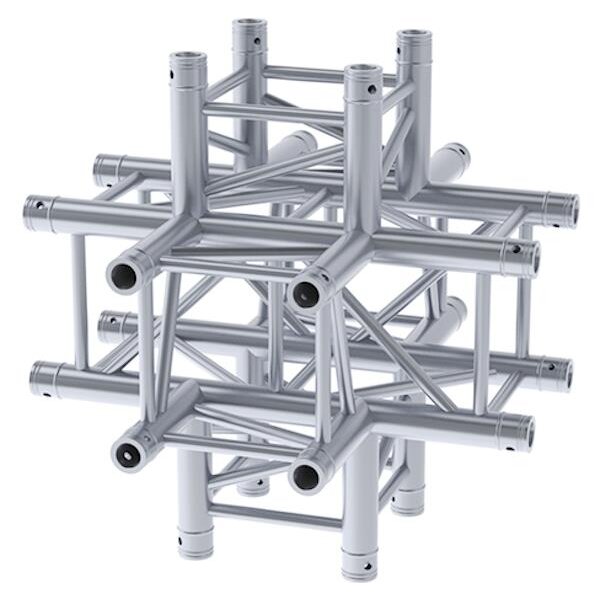 Litecraft Truss LT34 HD3 C61, 6-Weg Kreuz-Stück, 710mm, inkl. Verbindersatz