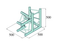 Alutruss Trilock 6082AL-34 3-Weg-Ecke Abgang unten links