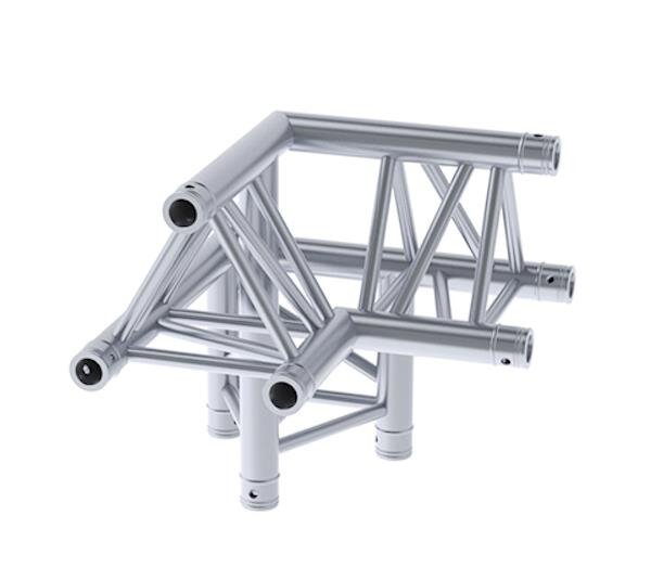 Litecraft Truss LT33P C31, 3-Weg Winkel 90° rechts, Spitze oben, inkl. Verbindersatz