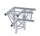 Litecraft Truss LT33P C33, 3-Weg Winkel 90° rechts, Spitze unten, inkl. Verbindersatz