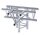 Litecraft Truss LT33P C42, 4-Weg T-Stück, Spitze unten, inkl. Verbindersatz