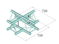 Alutruss Trilock 6082AC-41 4-Way Cross