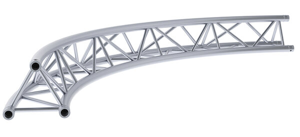 Litecraft Truss LT33P je meter, gebogene Kontur, Spitze oben/unten