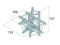 Alutruss Trilock 6082AT-51 5-Weg-Stück Abgang unten