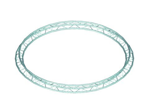 Alutruss Trilock 6082 Vollkreis d=3m (innen), Spitze aussen