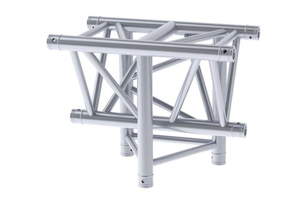 Litecraft Truss LT43 HD3 C35, 3-Weg T-Stück horizontal, Spitze unten, inkl. Verbindersatz