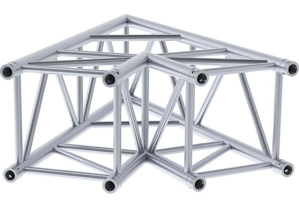 Litecraft Truss LT44 HD3 C19, 2-Weg Winkel 45°, inkl. Verbindersatz