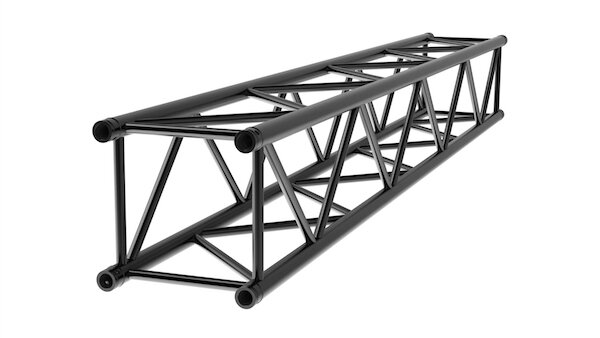 Litecraft Truss LT44B HD3 100, 4-Punkt Traverse 1,0m, in RAL9005 schwarz matt, inkl. Verbindersatz