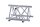 Litecraft Truss LT43P C36, 3-Weg T-Stück horizontal, Spitze oben, inkl. Verbindersatz