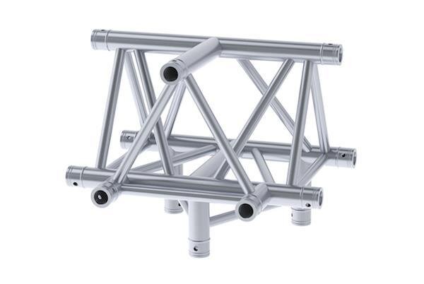 Litecraft Truss LT43P C43, 4-Weg T-Stück, Spitze unten, inkl. Verbindersatz