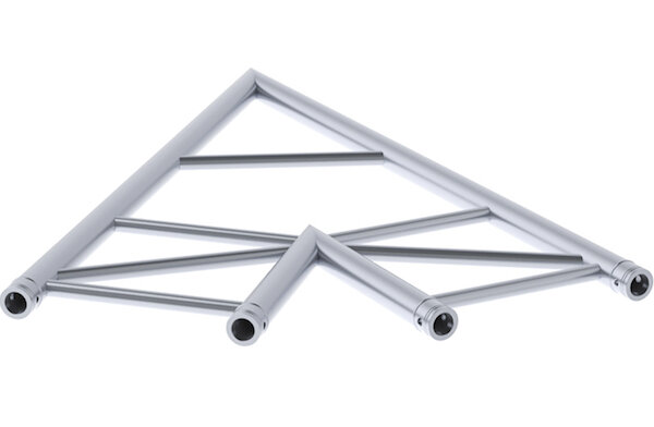 Litecraft Truss LT42P HD3, C19H, 2-Weg Winkel 45°, horizontal, inkl. Verbindersatz