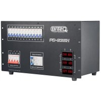 Briteq PD-63SH Stromverteiler, 63A CEE in/out, 12x...