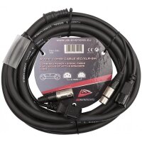 JB Systems Audio Combi Cable IEC/XLR-5M