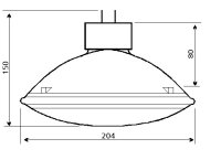 Osram PAR-64 CP62 Lampe, 1000W, 240V, Flood