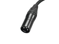 PSSO DMX cable XLR 3pin 10m bk Neutrik black connectors