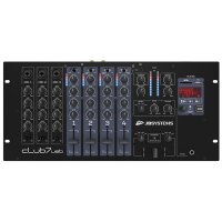 JB Systems Club7-USB, 4-Kanal DJ-Mixer