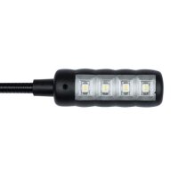 Showgear GooseLight, Schwanenhalslampe, XLR (4p, gerade), weiße LED