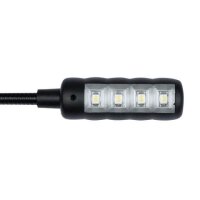 Showgear GooseLight, Schwanenhalslampe, XLR (4p, 90°), weiße LED