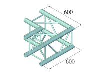 Alutruss Quadlock TQ390-QQC21 2-Way-Corner 90°