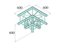 Alutruss Quadlock TQ390-QQL30 3-Weg-Ecke 90°