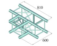 Alutruss Quadlock TQ390-QQT35 3-Wege-T-Stück