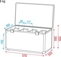 DAP-Audio Case für 4x Club par Value Line