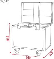 DAP-Audio Case für 2x iM-2515 Premium Line