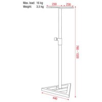 Showgear Monitor Speakerstand, max Last 15kg