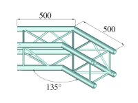 Alutruss Quadlock 6082C-23 2-Way Corner 135°