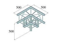 Alutruss Quadlock 6082L-30 3-Wege-Ecke 90°