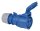 CEE-form 16A 240V 3pol Kupplung blau, IP44