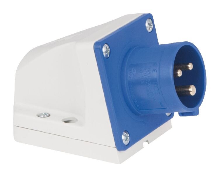 16amp 240v 2P E Ceeform Cable Mount Blue Male Plug. 3 Pole. PCE (013-6 - Foto 7
