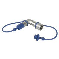 Showtec CO2 3/8 Q-Lock Connector, 90°-Verbinder