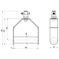 Showgear Single Downrigger Alu (FT/FQ)