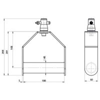 Showgear Single Downrigger Alu (GT/GQ)