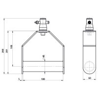 Showgear Single Downrigger Black (GT/GQ)