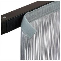 Showtec String Curtain 6x3m, silber/grau, inkl. Klettverschluss