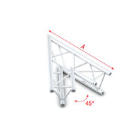 Milos Deco-22 Triangle Truss, Corner, ACM19, 45° corner