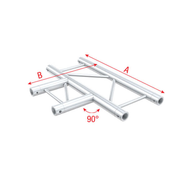 Milos Pro-30 Step F Truss, T-Cross, HF35, 90° corner, horizontal