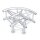 Milos Pro-30 Square G Truss, Circle Corner 3-way, QLU30-KRS, 90° corner, corner