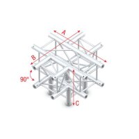 Milos Pro-30 Square P Truss, Cross + Down, 5-way, QCB51,...