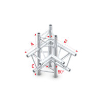 Milos Corner 90° up/down, right 71 cm, Pro-30...